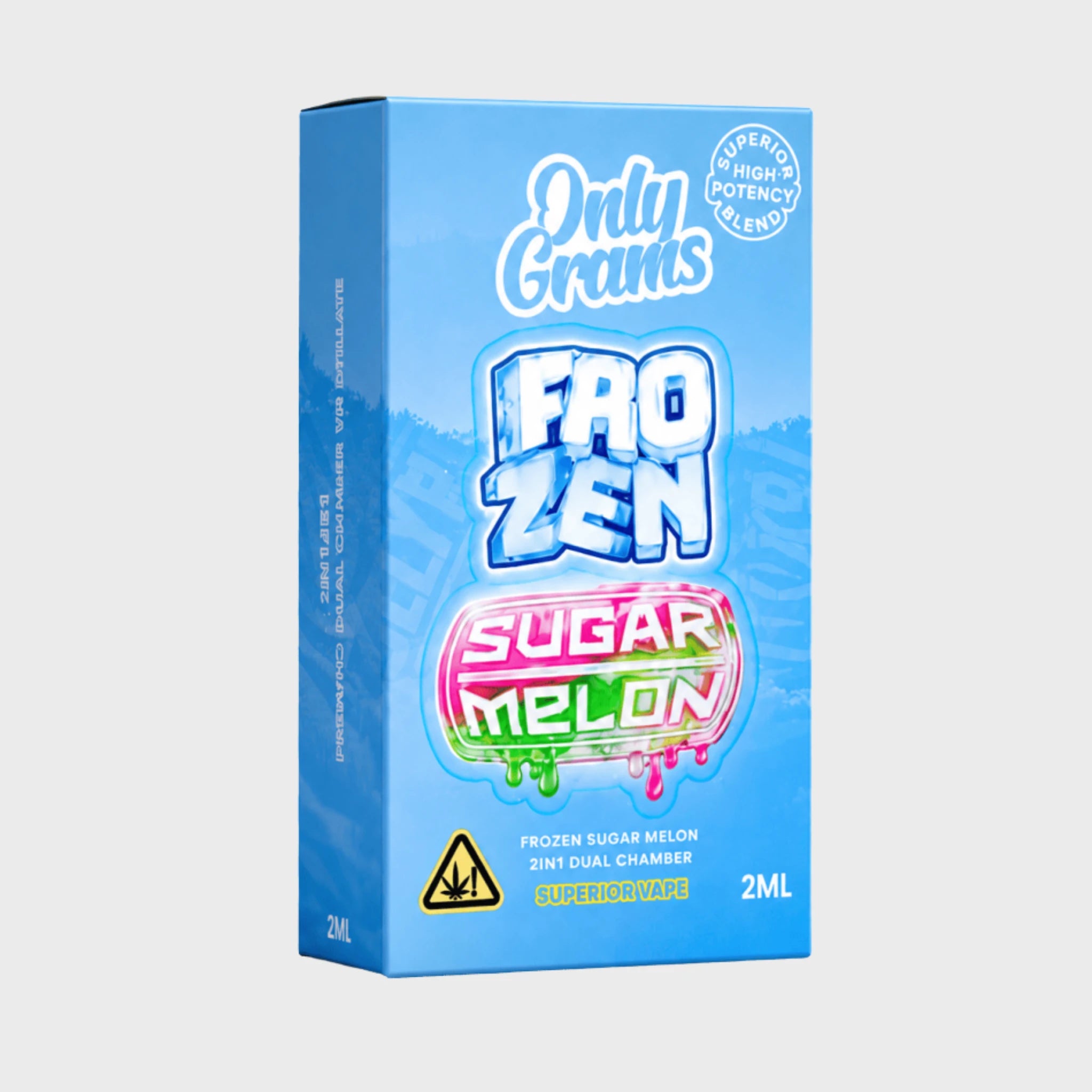 OnlyGrams Dual Vape Frozen und Sugar Melon, 2 ml, Produktabbildung