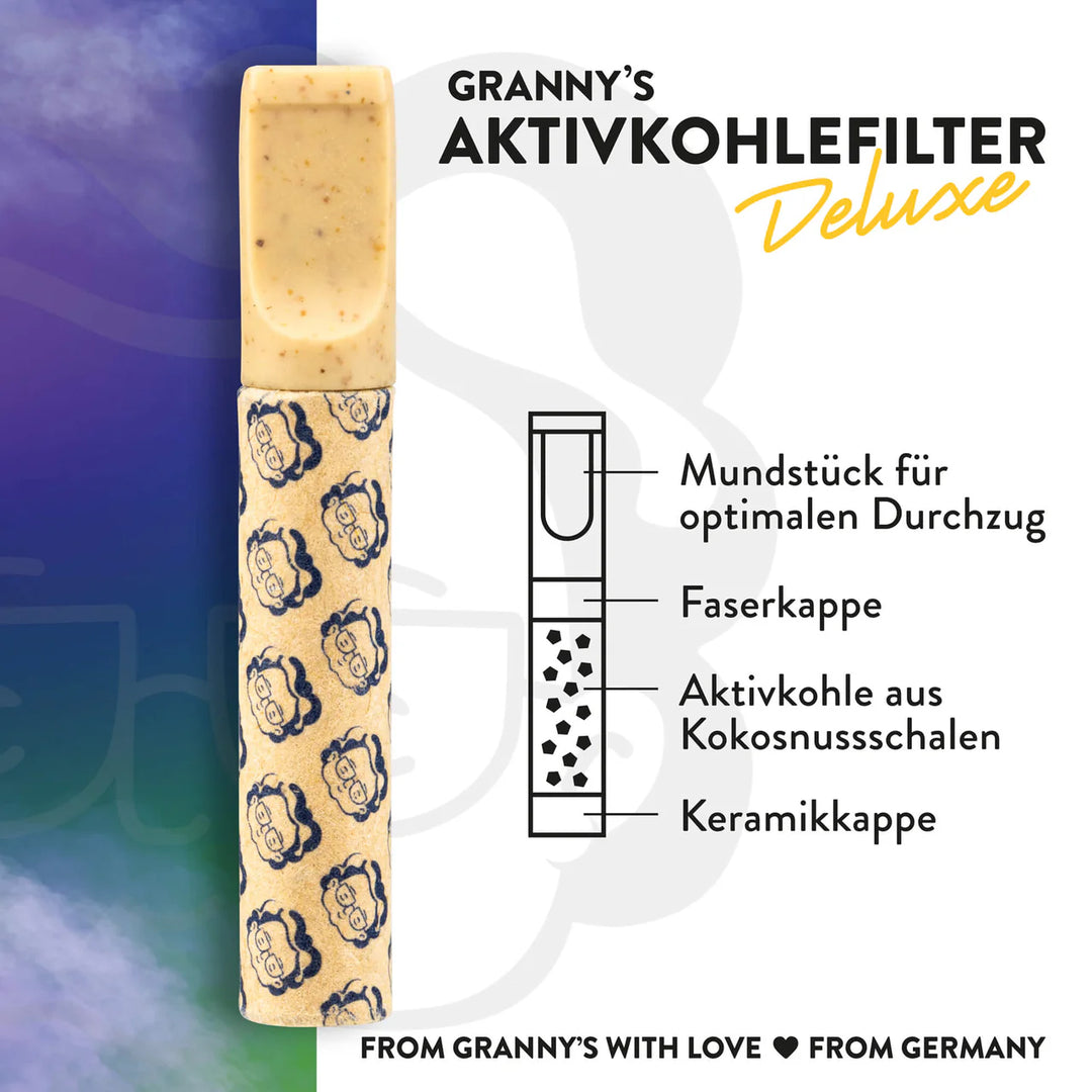 Granny’s Weed Hybrid Aktivkohlefilter Deluxe – 6 mm x 39 mm