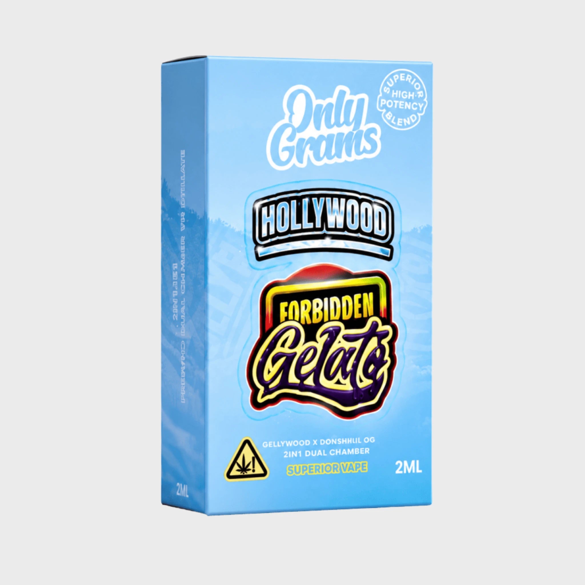 OnlyGrams Dual Vape Hollywood und Forbidden Gelato, 2 ml, Produktabbildung