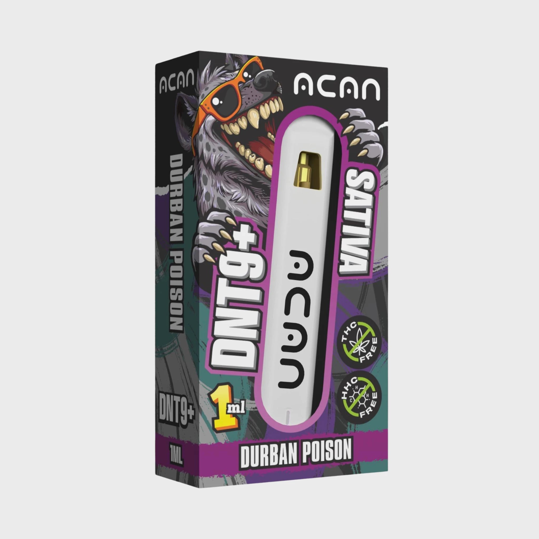 ACAN DNT-9+ Vape Durban Poison, Einweg-Vape, Produktabbildung