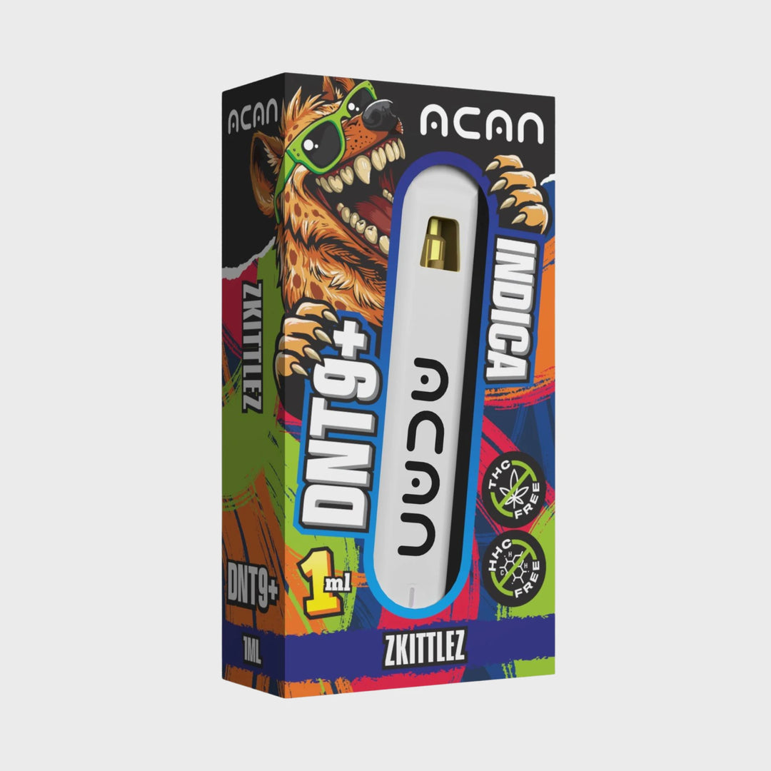 ACAN DNT-9+ Vape Zkittlez, Einweg-Vape, Produktabbildung