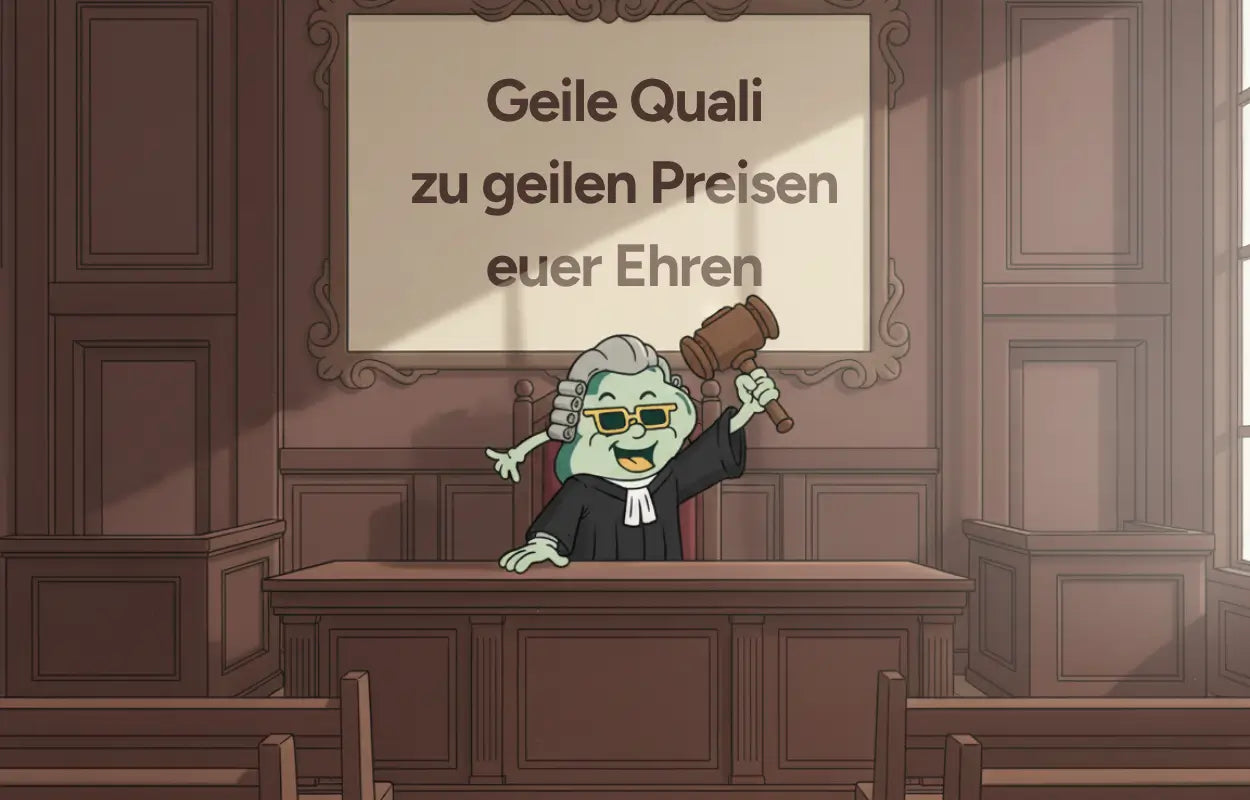 Geile Qualität zu geilen Preisen und legal
