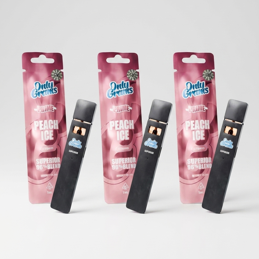 OnlyGrams Superior Prime Vape 96% | Peach Ice