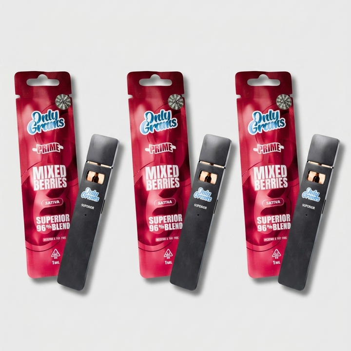 OnlyGrams Superior Prime Vape 96% | Mixed Berries