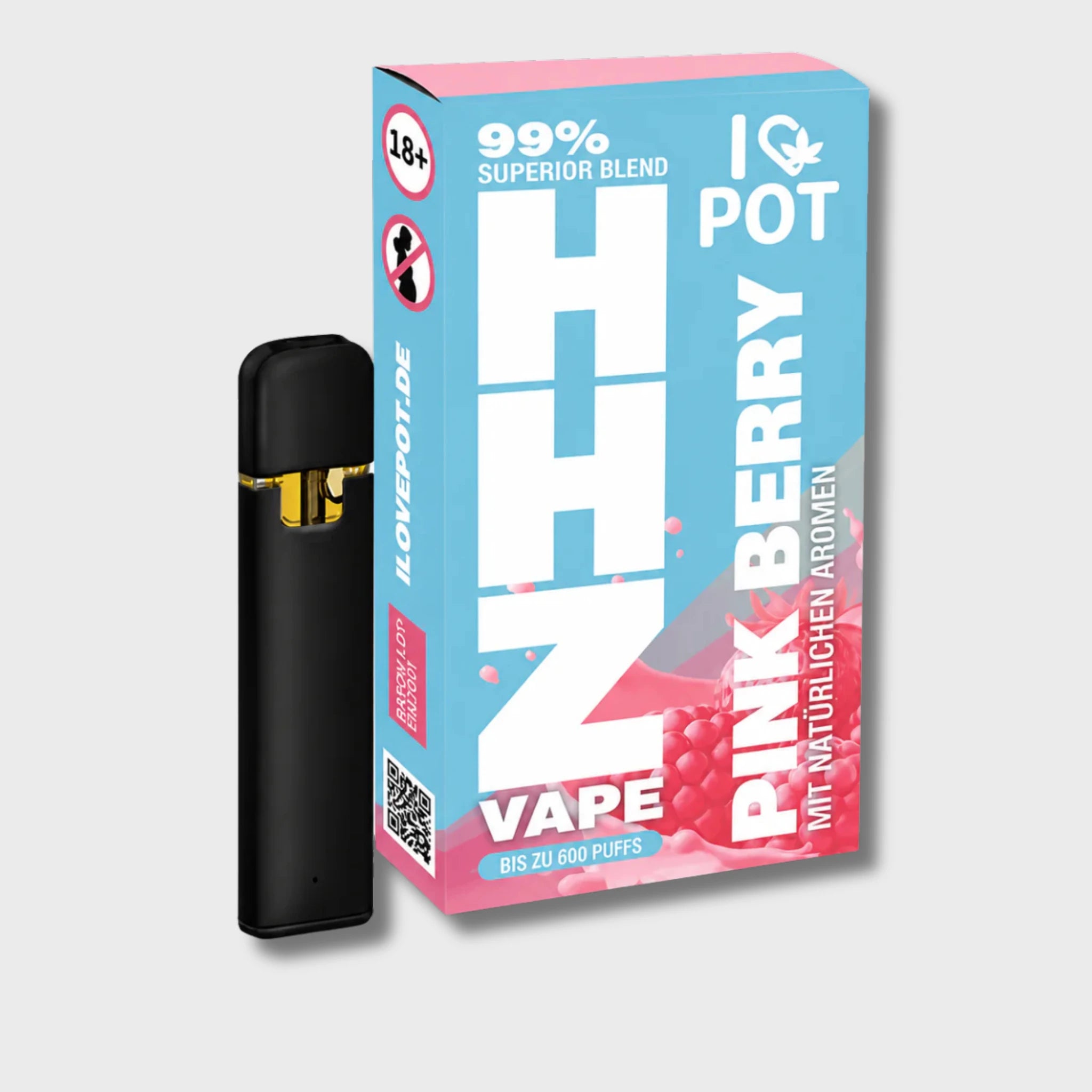 I Love Pot HHZ Vape - Pink Berry