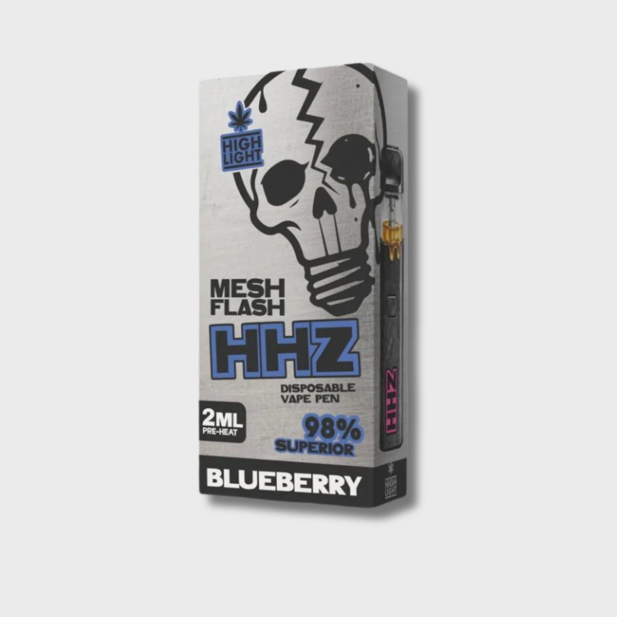 Mesh Flash 98% Superior HHZ Vape Blueberry