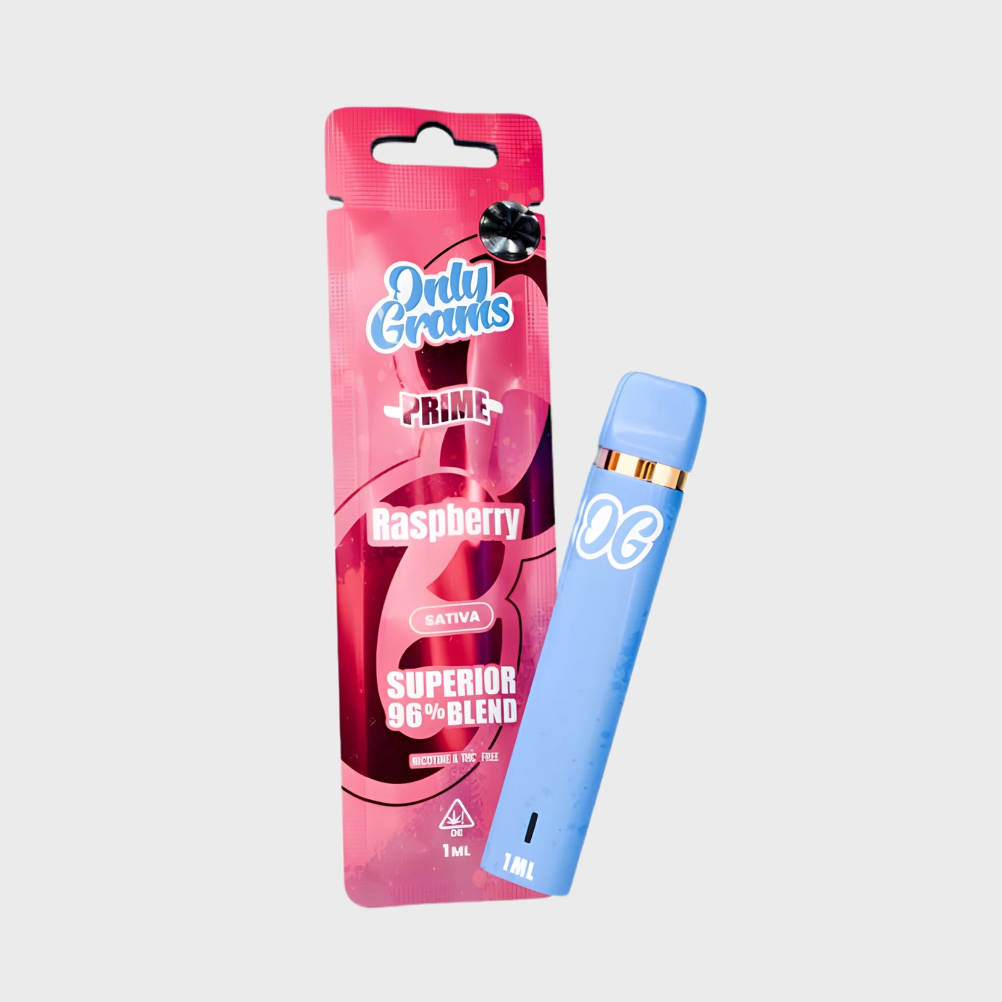OnlyGrams Superior Prime Vape 96% | Raspberry