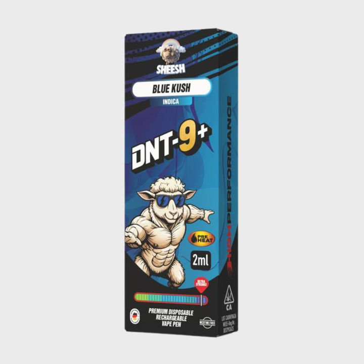 SHEESH DNT-9 Vape Blue Kush, Einweg-Vape, Produktabbildung