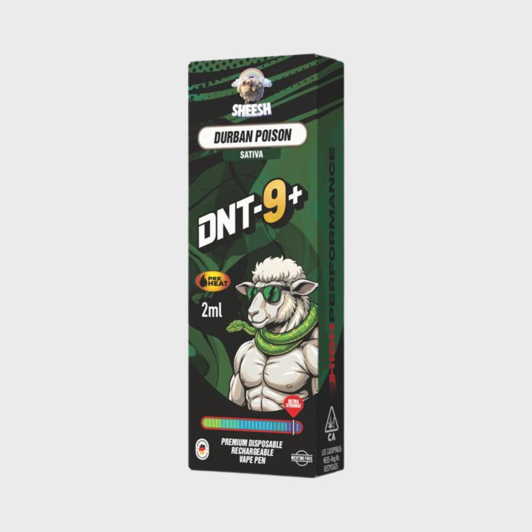 SHEESH DNT-9 Vape Durban Poison, Einweg-Vape, Produktabbildung