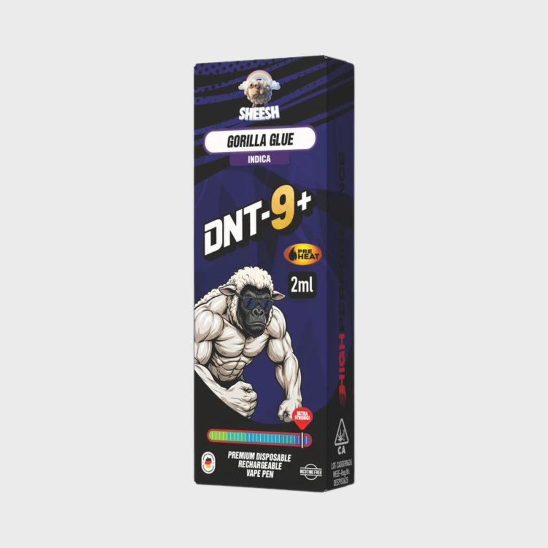 SHEESH DNT-9 Vape Gorilla Glue, Einweg-Vape, Produktabbildung