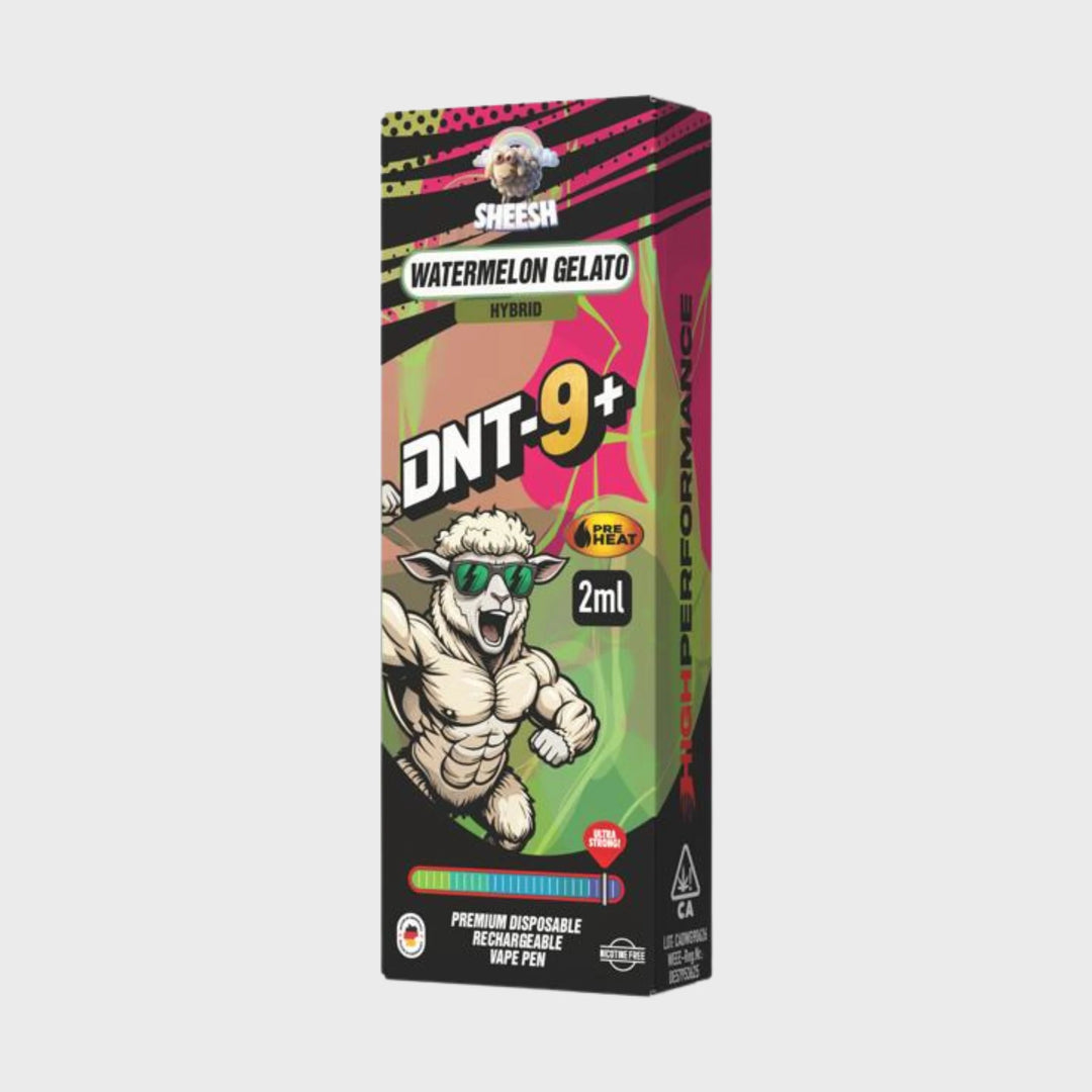 SHEESH DNT-9 Vape Watermelon Gelato, Einweg-Vape, Produktabbildung